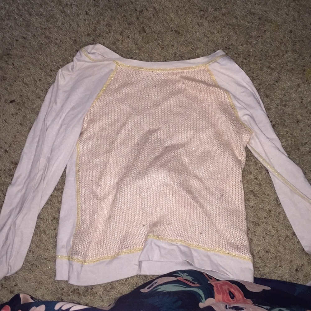 long sleeve pink shirt